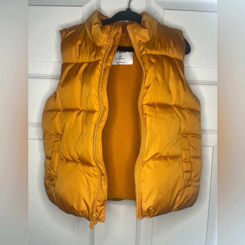 Orange Puffer Vest